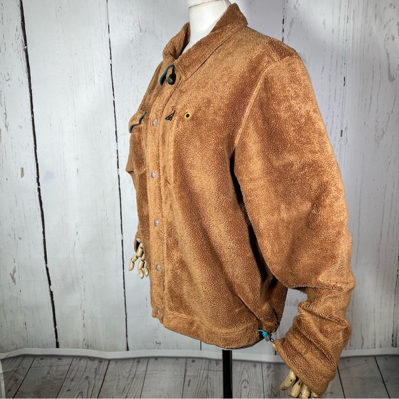 Adidas x Opening Ceremony Collab Fleece Shirt Jacket Men’s Size Large HTF RARE - Picture 3 of 16